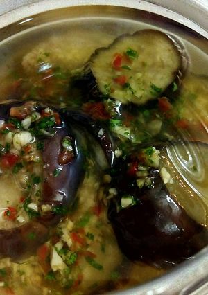 Una foto de Berenjenas al escabeche 🍆