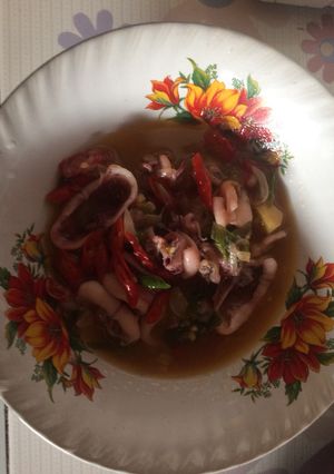 Foto resep Tumis cumi pedas