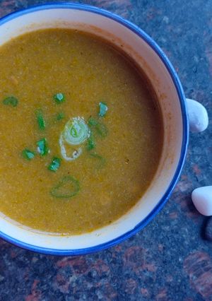 A picture of Broccoli tomato soup.