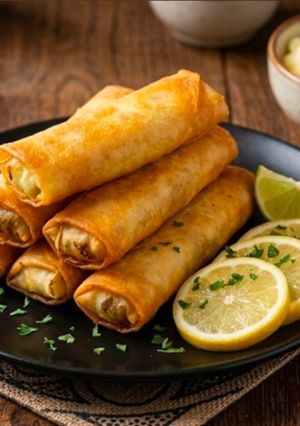 صورة لوصفة بوراك محشي بالبطاطا و التونة