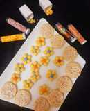 Eggless sugar cookies with eggless Royal icing