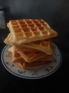 Une photo de Gaufres moelleuses