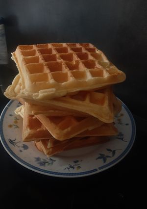 Une photo de Gaufres moelleuses