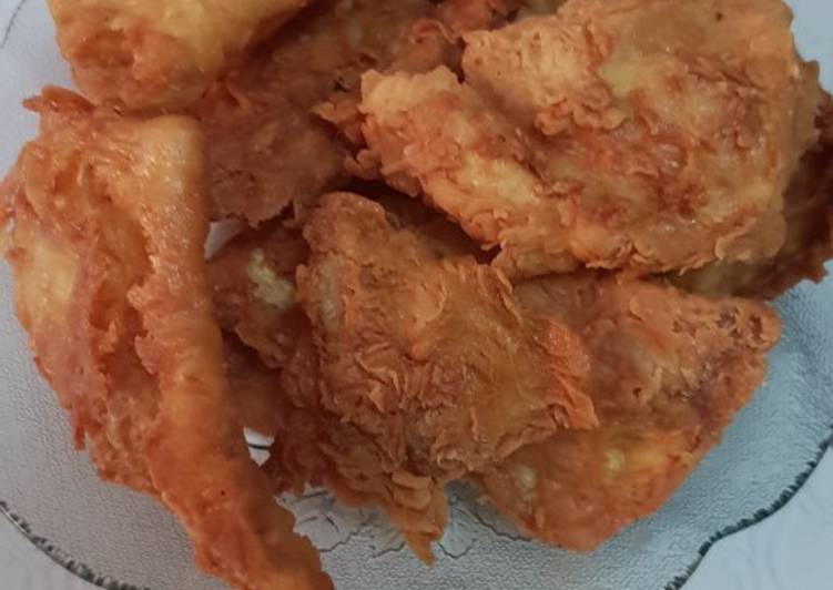 Langkah Mudah untuk Menyiapkan Kulit Ayam Crispy KFC KW yang Lezat