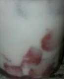 Merengue con fresa