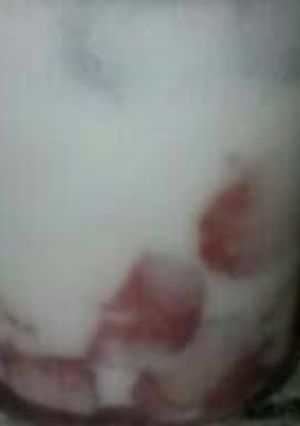 Una foto de Merengue con fresa