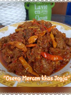 Foto resep Oseng Mercon khas Jogja 👍🏻👍🏻