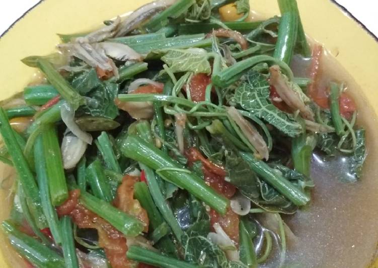 Cara memasak Tumis Sayur Pucuk Labu Jipang Anti Gagal