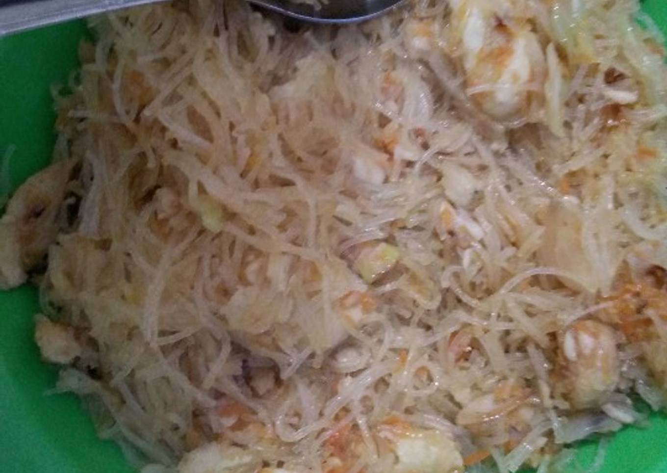 Bihun Goreng ikan patin & bakso ayam home Made MPASI 21 Bulan