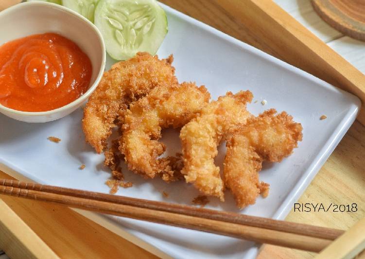 Langkah Mudah untuk Membuat Ebi Furai (udang goreng crispy) yang Lezat