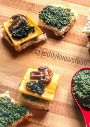 A picture of Spicy & Cheesy- Finger sandwich.