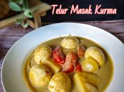 Gambar telur masak kurma
