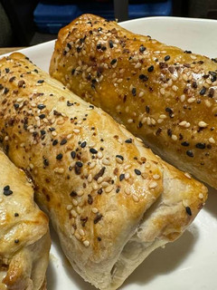 A picture of Seekh kebab rolls.