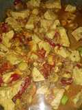 Sriping tahu petai pedas