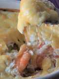 Shrimp & Asparagus Tofu Gratin (Gluten-Free)