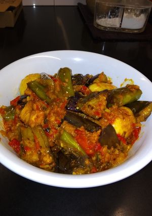 Foto resep Balado terong +telor