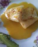 Cá Basa file áp chảo sốt cam_Blw