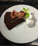 Easiest choco brownie with vanilla ice cream