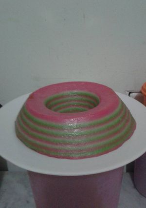 Foto resep Kue lapis warna warni