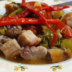 รูปของ Sayur asin masak siobak