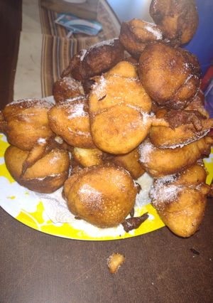 Una foto de Buñuelos de Banana