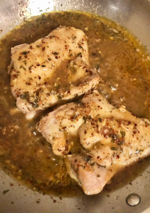 Foto resep Ayam Grilled Pan Saus Lemon