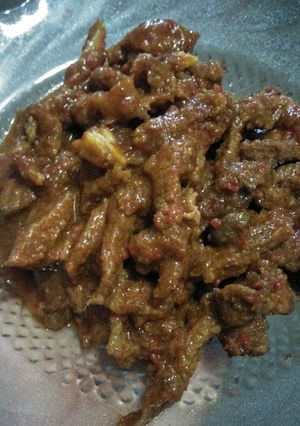 Foto resep Goreng goreng sapi,,,(itu namanya disini, menu bugis)