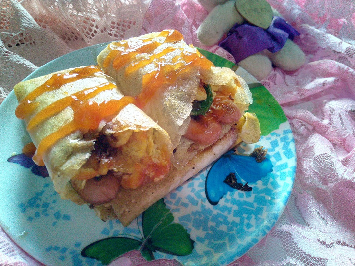 Langkah Mudah untuk Menyiapkan Kebab KW kulit lumpia sosis yang Bisa Manjain Lidah