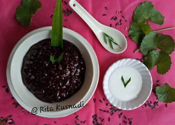 Resep Baru Bubur Ketan Hitam Ala Warung