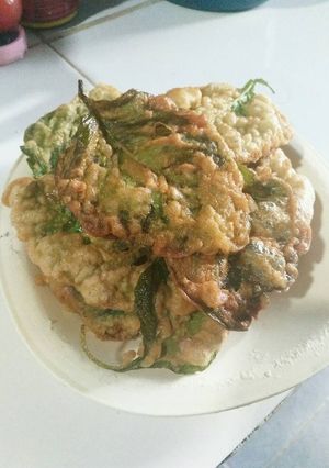Foto resep Peyek bayam