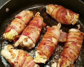 Fast Cooking Methods Bacon Wrapped Smoked Gouda Stuffed Chicken Breasts Practical Delicious