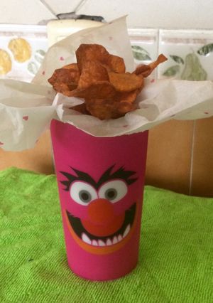 Una foto de Papitas de camote