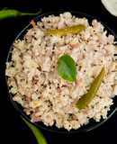 Raw banana puttu/poriyal
