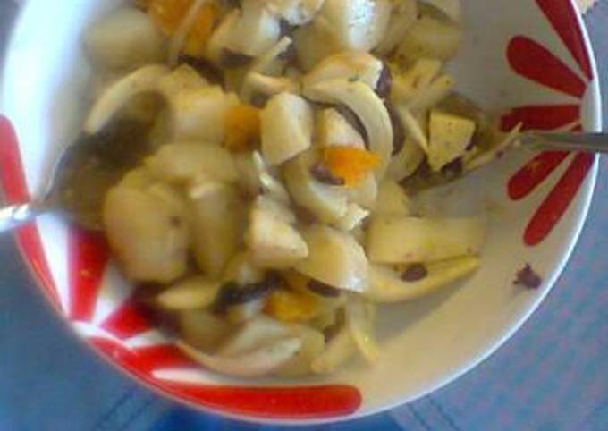Recipe of Super Quick Homemade Potato salad with orange and onion