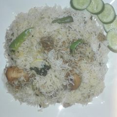White Chicken Biryani A picture of White Chicken Biryani.