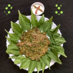 A picture of Palak Cheela.
