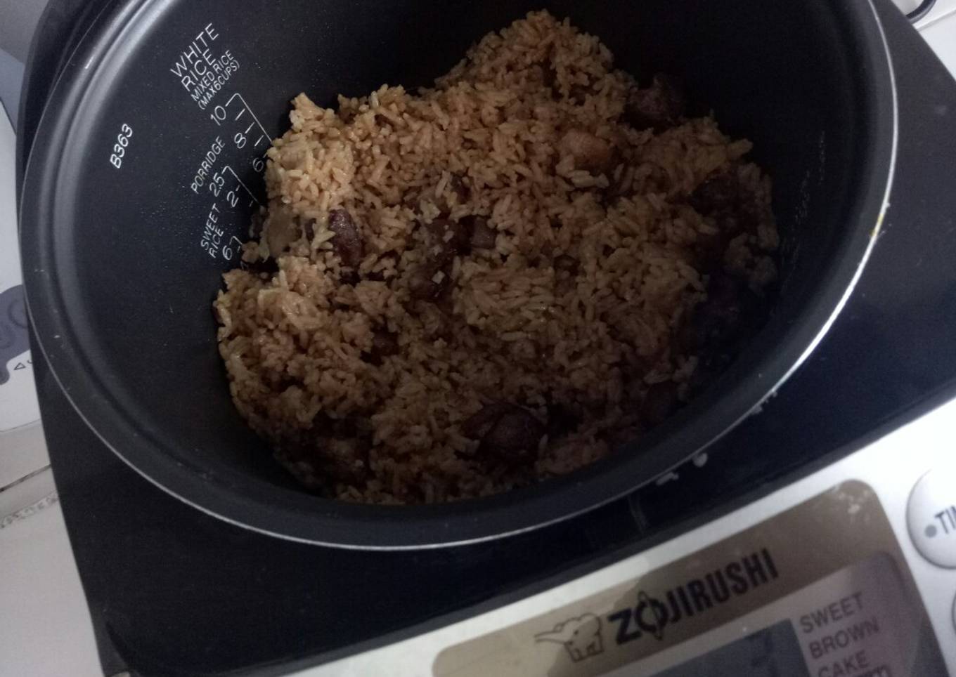 Nasgor siobak Rice cooker