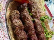 A picture of lamb kebab