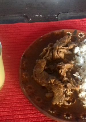 A picture of Steak in Black Chili Sauce.