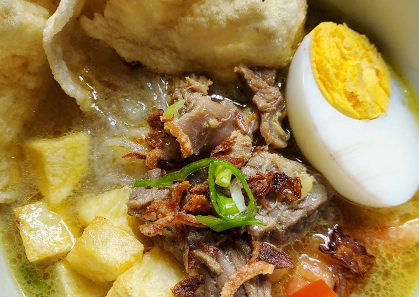 Resep Soto betawi ala Dapoer Madam, Lezat