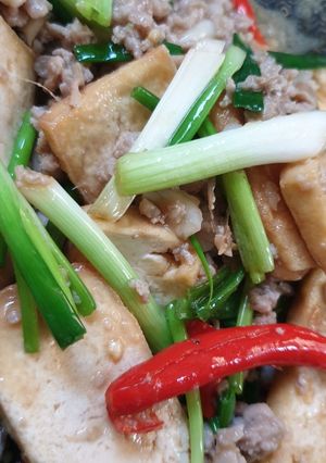 รูปของ ผัดเต้าหู้หมูสับ