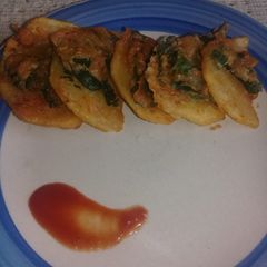 A picture of Potato Chillie Bites.