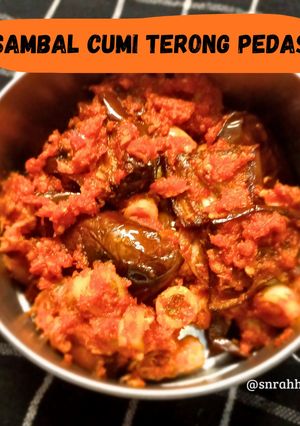 Foto resep Sambal Cumi Terong Pedas