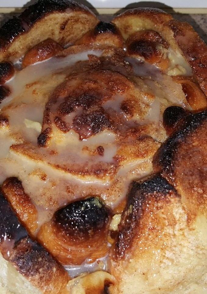 Una foto de Rollo de canela de pan de molde