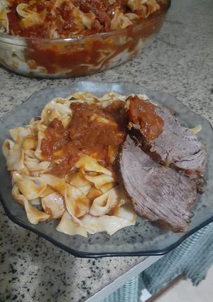 Una foto de Fideos caseros súper fáciles 🍝😋