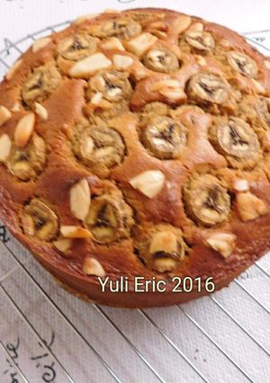 Foto resep Banana Cake with Palm Sugar
