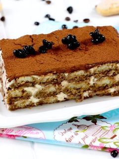 Una foto de Tiramisú clásico