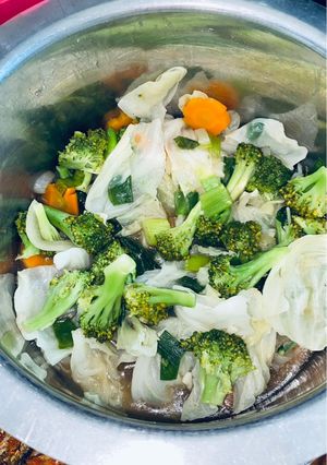 Foto resep Capcay Sayur Brokoli, Wortel, Kol