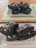 Falso brownie de algarroba con harina de avena 🍪