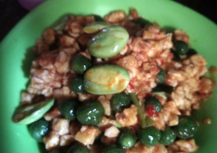 Resep Leunca tempe Pete kolab, Bisa Manjain Lidah